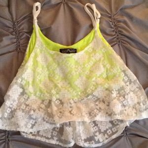 Lace crop top